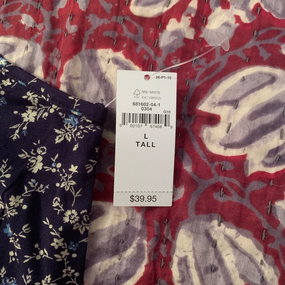 GAP Essential Pajama Slip Dress in Large Tall - Picture 3 of 4